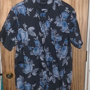 Men’s Floral Button up Shirt